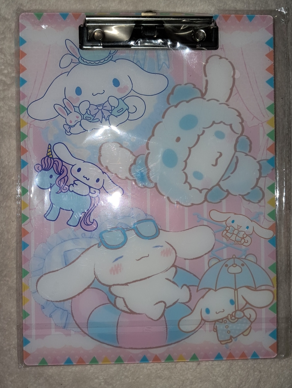 New! Sanrio Cinnamoroll Acrylic Clipboard